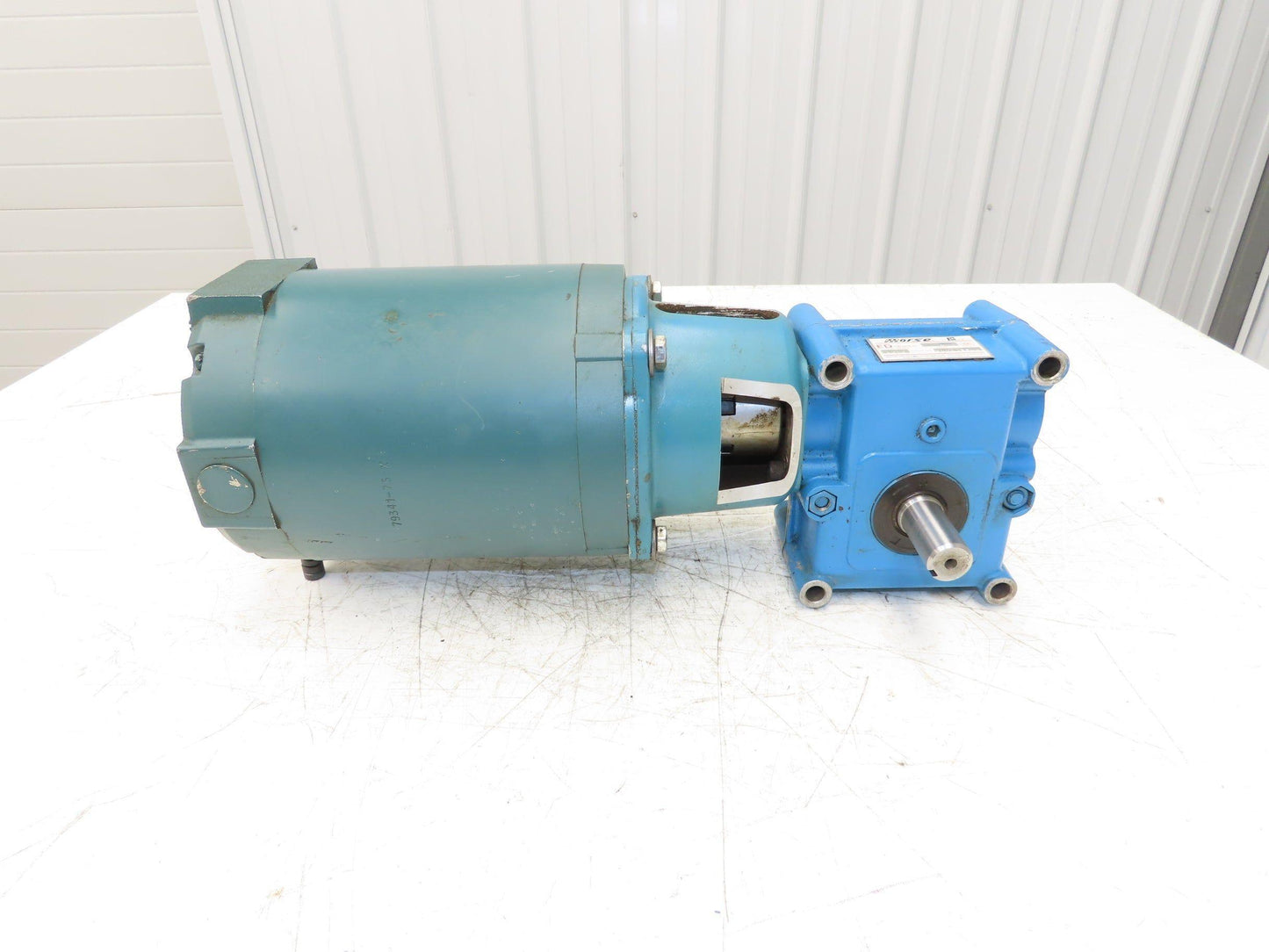 Reliance Duty Master Gearmotor 5:1 Morse Reducer 345rpm 3/4Hp 230/460V 56C RH