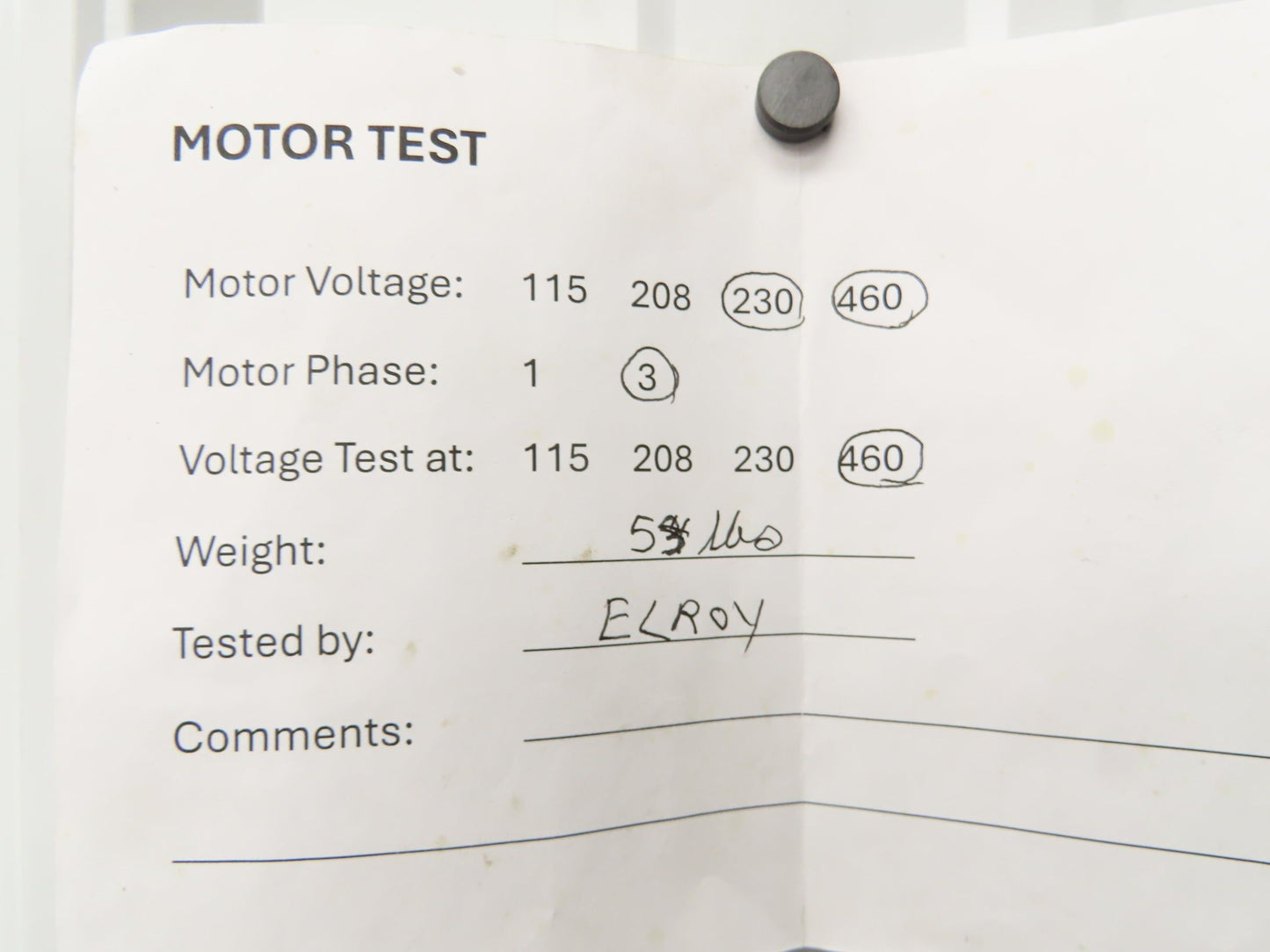 Reliance IDNM3542 Gear Motor 20:1 Tigear Reducer 88rpm 3/4Hp 230/460V 56C LH