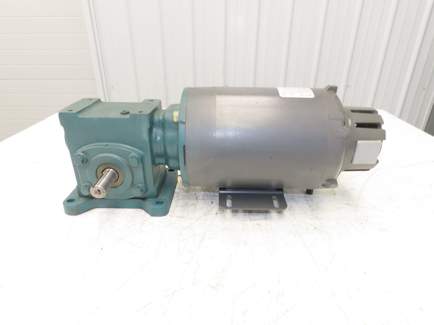 Reliance IDNM3542 Gear Motor 20:1 Tigear Reducer 88rpm 3/4Hp 230/460V 56C LH
