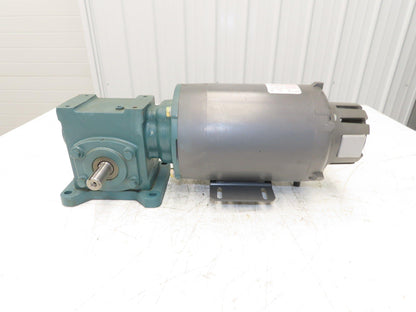 Reliance IDNM3542 Gear Motor 20:1 Tigear Reducer 88rpm 3/4Hp 230/460V 56C LH