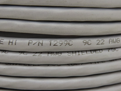 Belden A1299C Wire Spool 22AWG 9 Conductor 320' Gray Cable