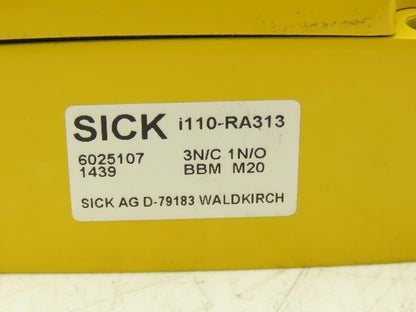 Sick i110-RA313 Safety Limit Switch Roller Arm 3N/C 1N/O