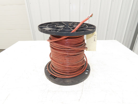 Belden 83709 Wire Spool 16WG 220' 9 Conductor Shielded Red Cable Thermal