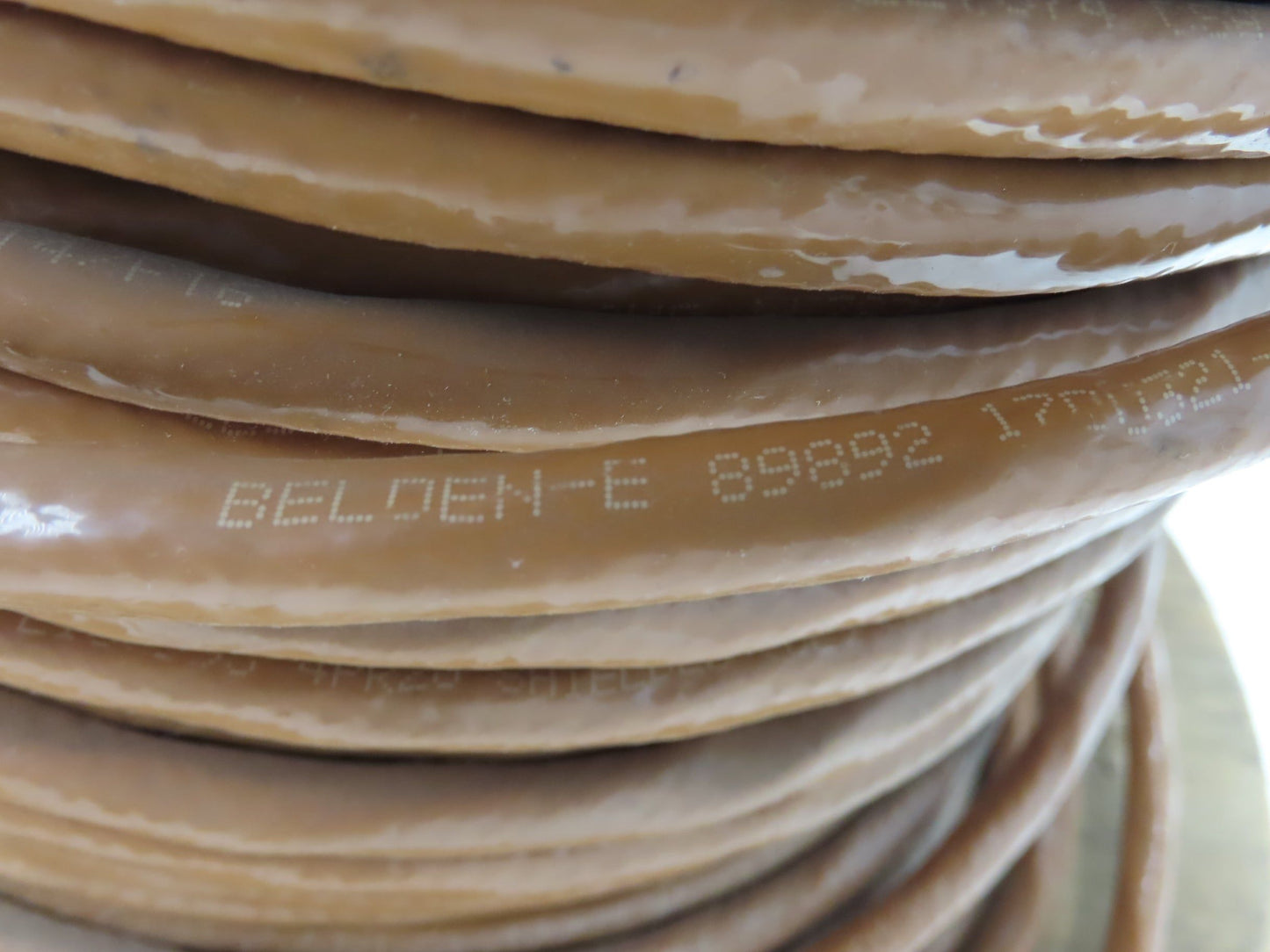 Belden 89892 Wire Spool 20AWG 140' 8 Conductor Shielded Red Cable Thermal