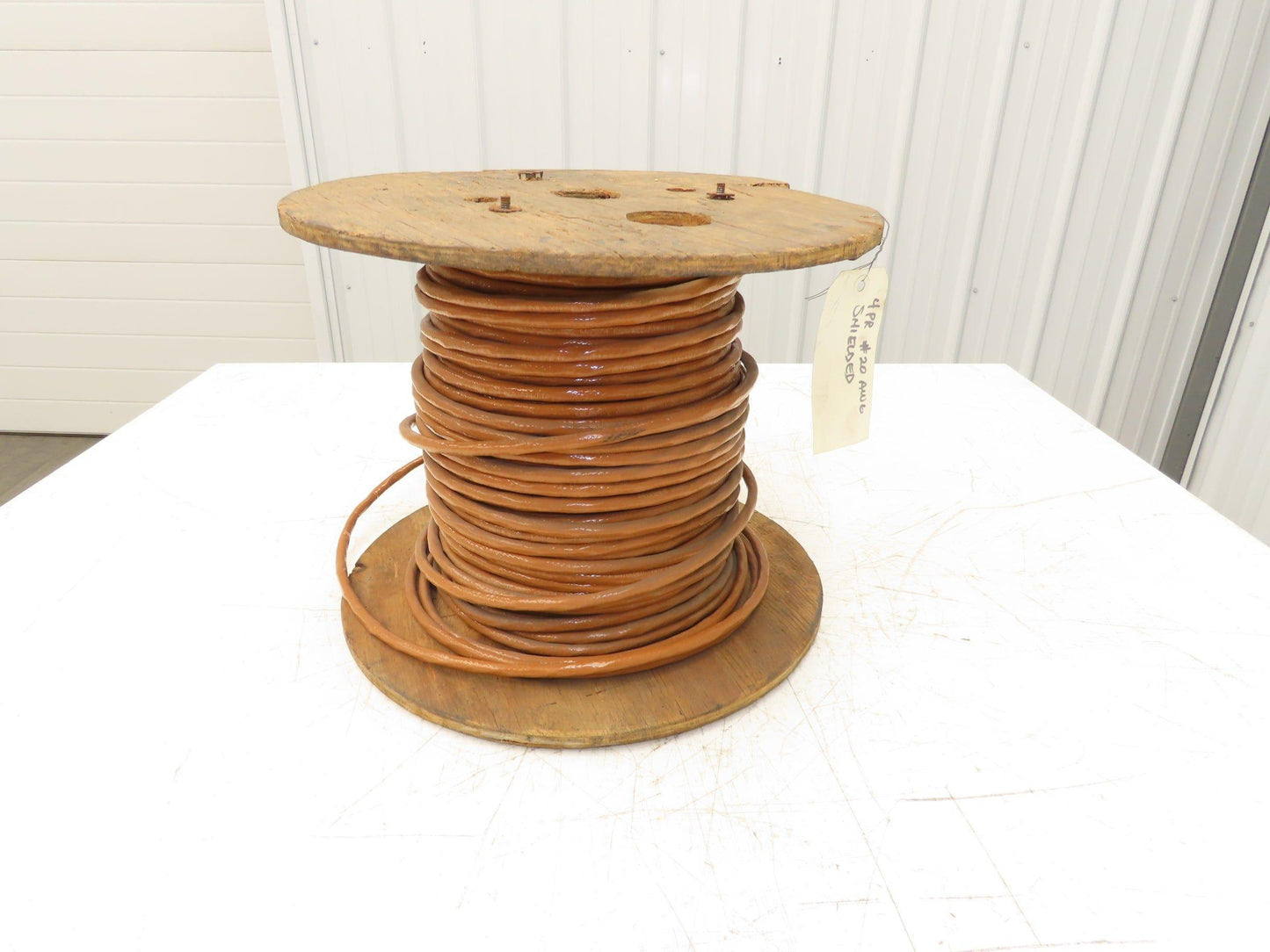 Belden 89892 Wire Spool 20AWG 140' 8 Conductor Shielded Red Cable Thermal