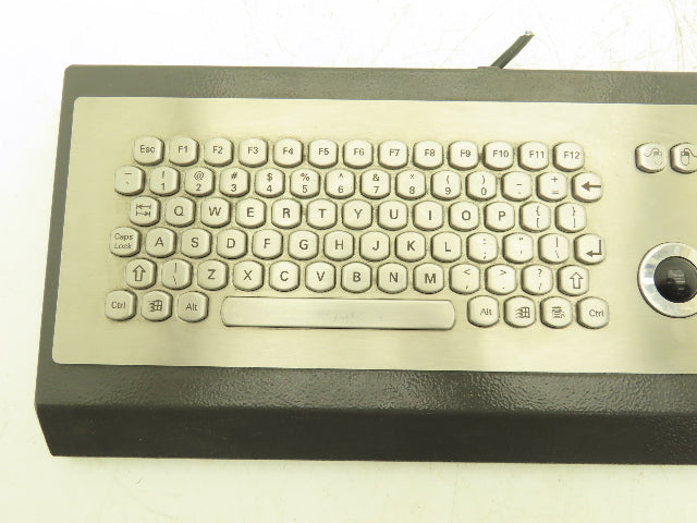Sasse 1500.9905704 Industrial Keyboard, Stainless with Trackball & Numpad