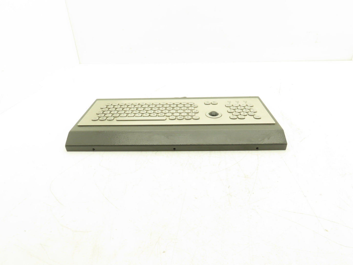 Sasse 1500.9905704 Industrial Keyboard, Stainless with Trackball & Numpad