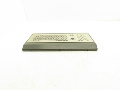 Sasse 1500.9905704 Industrial Keyboard, Stainless with Trackball & Numpad