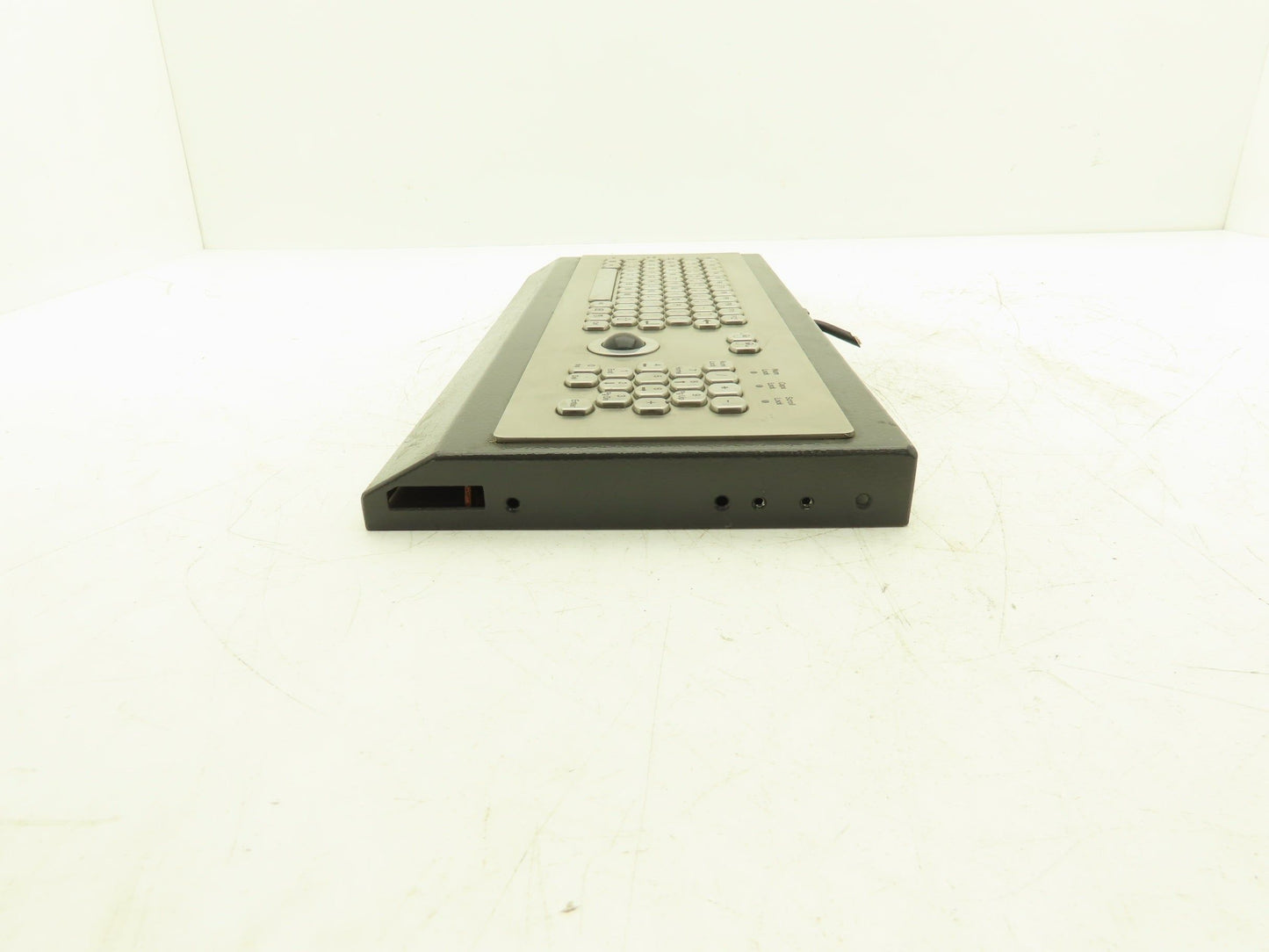 Sasse 1500.9905704 Industrial Keyboard, Stainless with Trackball & Numpad