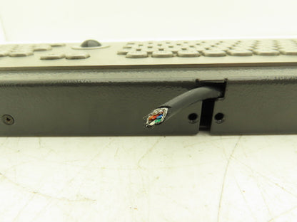 Sasse 1500.9905704 Industrial Keyboard, Stainless with Trackball & Numpad