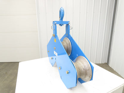 Condux 08539600 Cable Guide 6X11 Three Sheave Wire Pulley 10000lbs