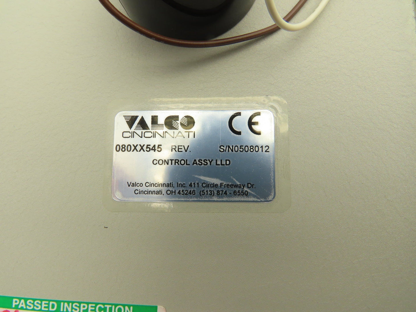 Valco Cincinnati 080XX545 Control Assembly LLD