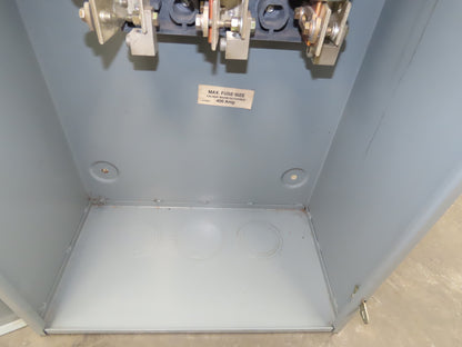 Crouse Hinds Co ASN365 Heavy Duty Safety Disconnect Switch 400A 600V Fused 250HP