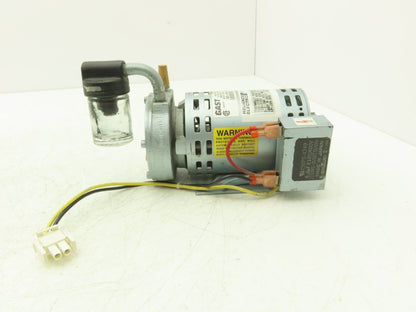 Gast 0532-104A-G621X Motor Mounted Rotary Vane Vacuum Pump 0.6 CFM 15 PSI 115V