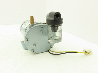 Gast 0532-104A-G621X Motor Mounted Rotary Vane Vacuum Pump 0.6 CFM 15 PSI 115V