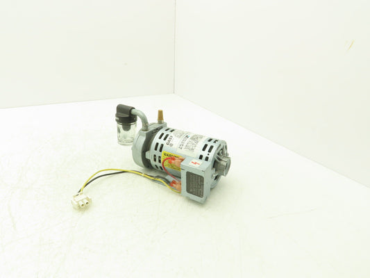 Gast 0532-104A-G621X Motor Mounted Rotary Vane Vacuum Pump 0.6 CFM 15 PSI 115V