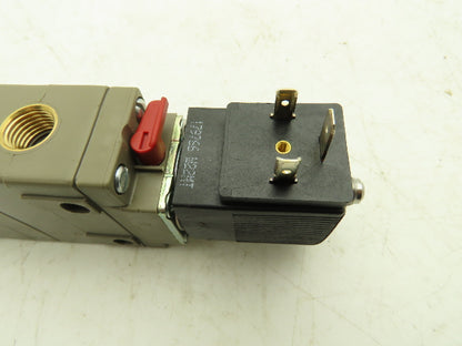 Burkert 5413 G Pilot Operated 4/2-way Solenoid Valve with Manual Override