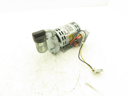 Gast 0532-104A-G621X Motor Mounted Rotary Vane Vacuum Pump 0.6 CFM 15 PSI 115V