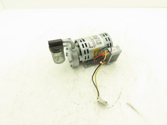Gast 0532-104A-G621X Motor Mounted Rotary Vane Vacuum Pump 0.6 CFM 15 PSI 115V