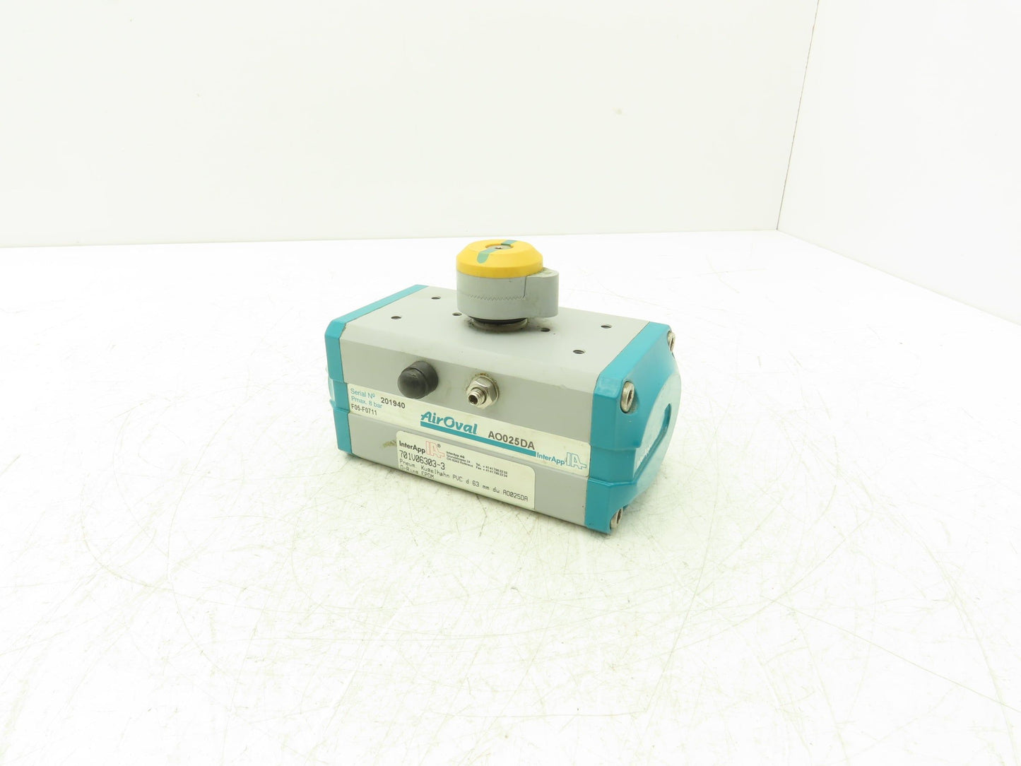 InterApp IA F05-F0711 AirOval Pneumatic Actuator 8 Bar