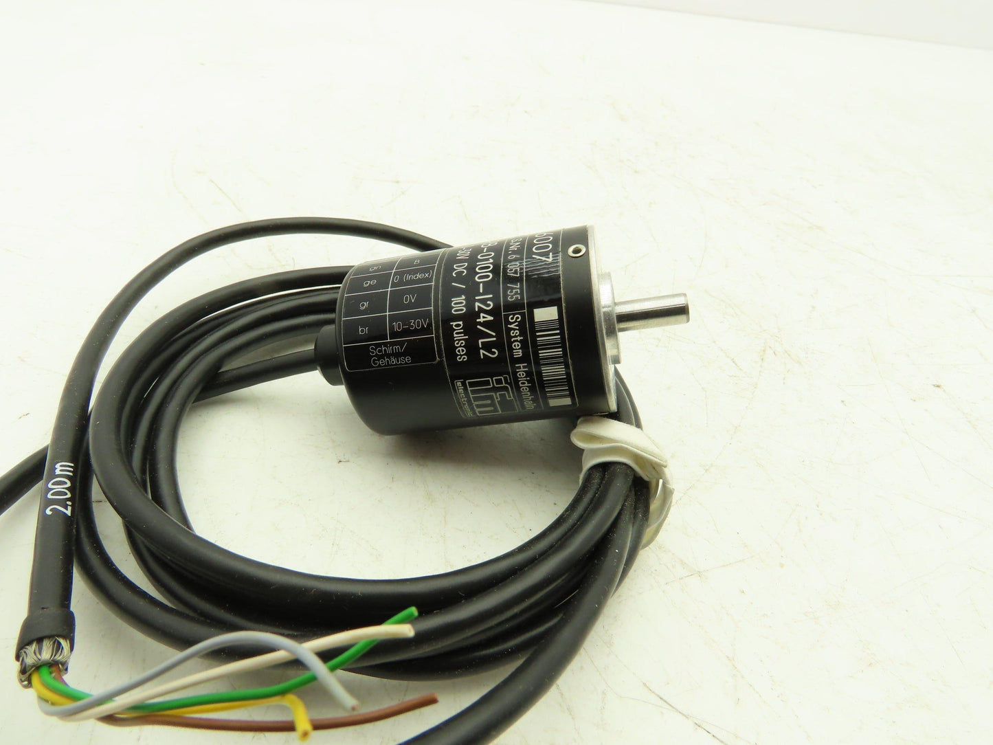 IFM RB-0100-I24/L2 RB6007 Encoder 100PPR 10-30VDC 2m cable