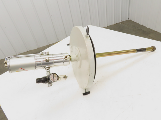 Raasm 63074-55 Pneumatic Grease Pump 120Lb Drum 65:1 w/Lid & Follower