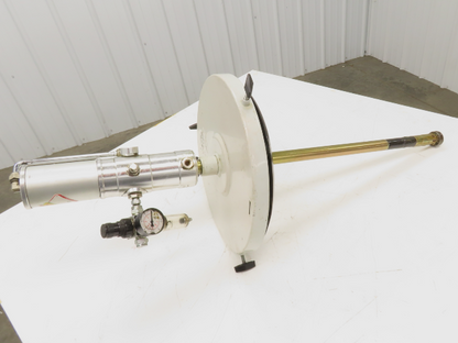 Raasm 63074-55 Pneumatic Grease Pump 120Lb Drum 65:1 w/Lid & Follower