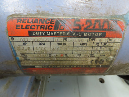 Baldor Reliance UC3214ATZ DC Electric Motor 200Hp 500V 322A 1750/1950RPM DP