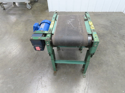 Roach 18"x 24"L Small Slider Bed Conveyor 12" Belt .5Hp 230/460V 3PH 80 FPM