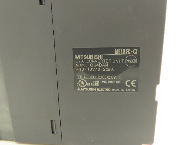 Mitsubishi Q64DAN Melsec-Q A/D Converter Unit -10~10V 24VDC 0.24A 5VDC 0.34A