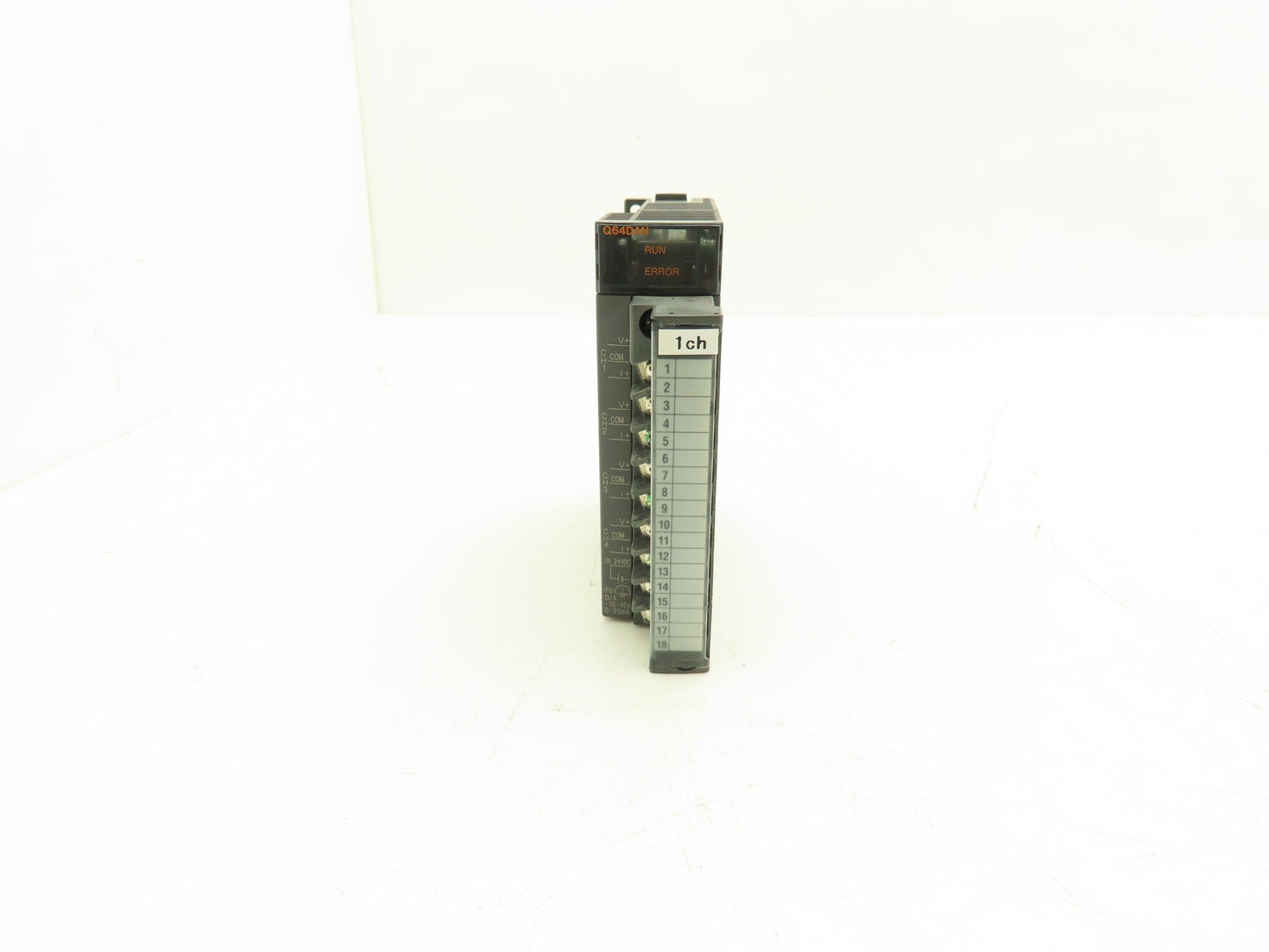 Mitsubishi Q64DAN Melsec-Q A/D Converter Unit -10~10V 24VDC 0.24A 5VDC 0.34A