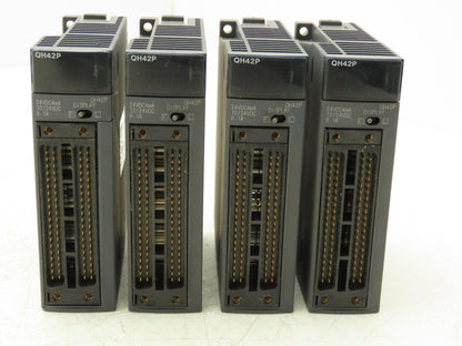 Mitsubishi QH42P Melsec-Q Input/Output Unit 24VDC 4mA 12/24VDC 0.1A Lot of 4