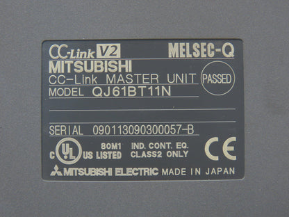 Mitsubishi QJ61BT11N Melsec-Q CC-Link V2 Master Unit CPU Lot of 3
