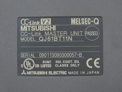 Mitsubishi QJ61BT11N Melsec-Q CC-Link V2 Master Unit CPU Lot of 3