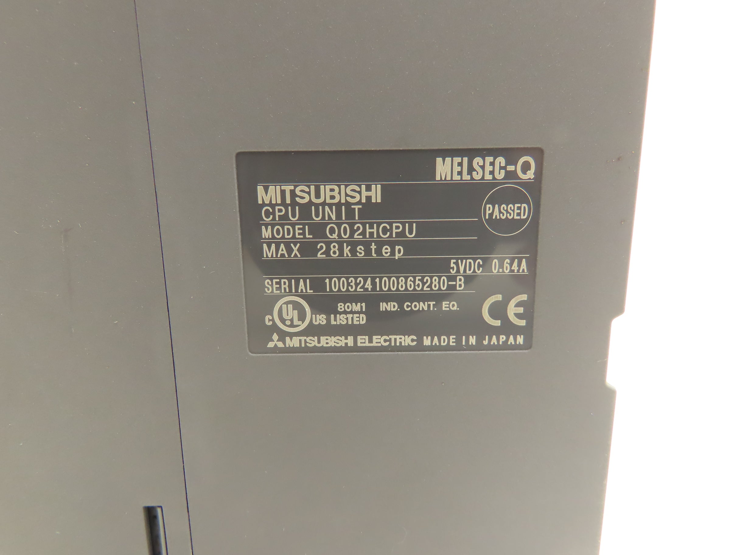 Mitsubishi Q02HCPU Melsec-Q CPU Unit 28k Step Max Lot of 5 – ARROW ...