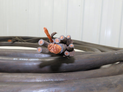 Lincoln K1796-100 Magnum Welding Coaxial 1/0 Power Cable 9 Wire 45' 300A 60%