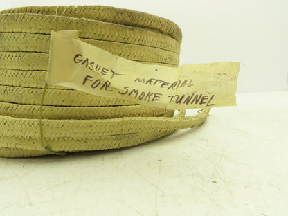 1/2" x 1/4" x 100' Roll Fiberglass Fiber Rope Round Braided Gasket Seal