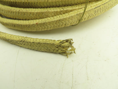 1/2" x 1/4" x 100' Roll Fiberglass Fiber Rope Round Braided Gasket Seal