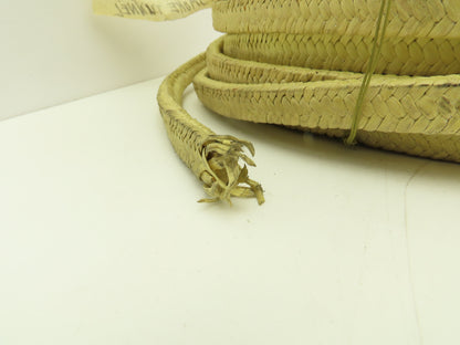 1/2" x 1/4" x 100' Roll Fiberglass Fiber Rope Round Braided Gasket Seal