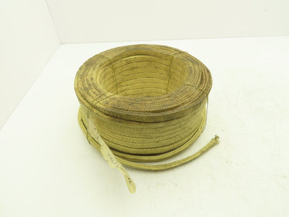 1/2" x 1/4" x 100' Roll Fiberglass Fiber Rope Round Braided Gasket Seal