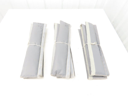 Affiliated Steam Equipment Pipe Wrap Insulated 5" W 8" L 20" Sections Lot of 3