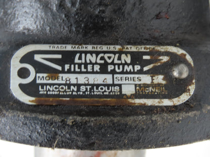 Lincoln 81384 Model 500 Manual Hand Pump Grease Pump Loader Filler 120Lb Drum