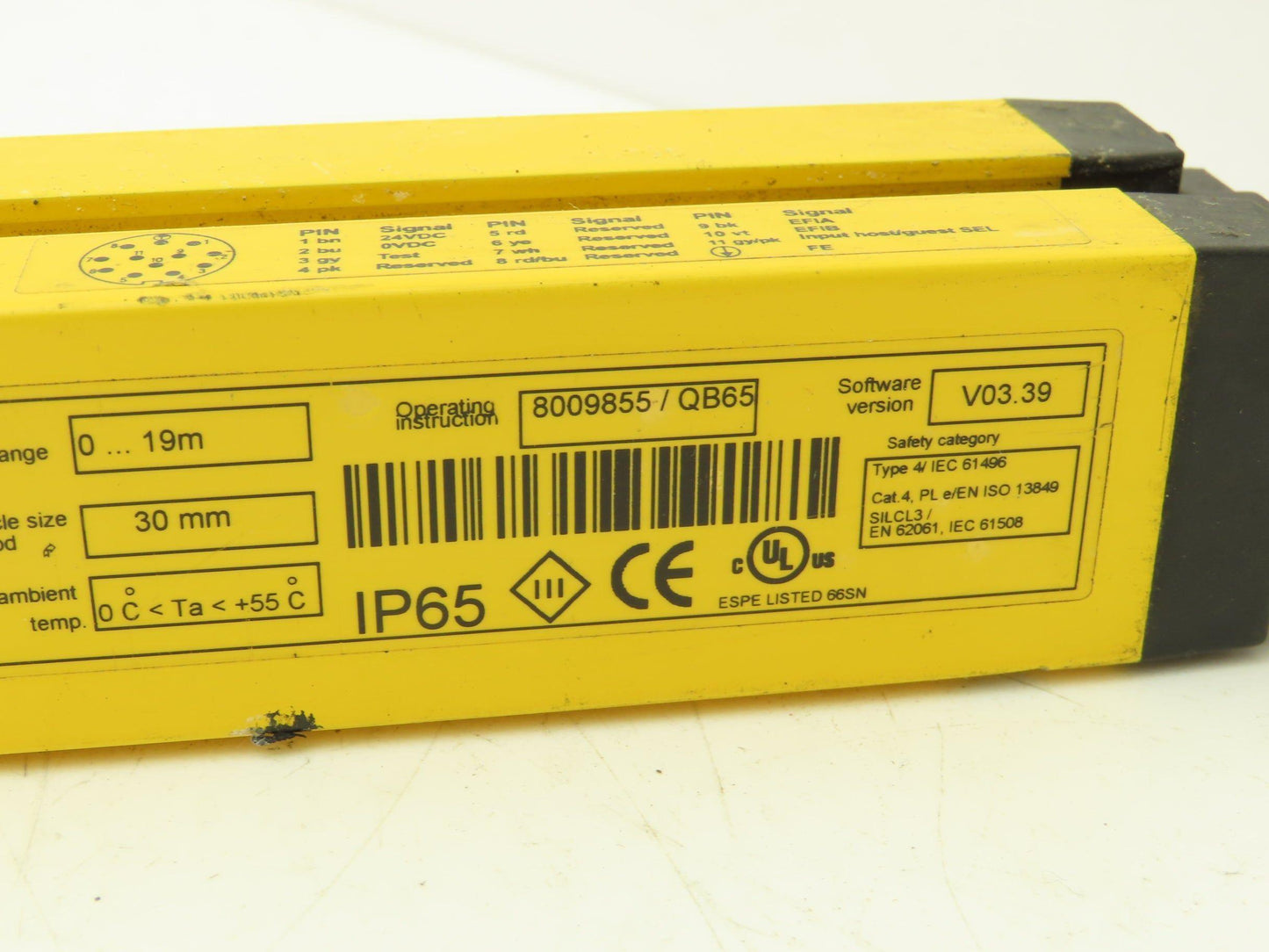 Sick C40S-1203CA010 C4000 Series Safety Light Curtain Sender