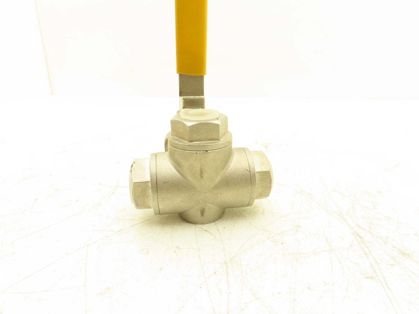Flow-Tek 800WOG Ball Valve 3/8-316 Multiport 3-Way Stainless Steel 3/8" Threaded