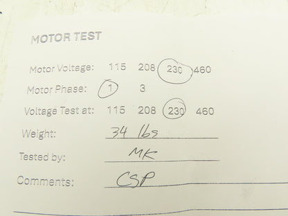 A.O Smith Century B770 Single Phase AC Motor 2Hp 3450 RPM 230V 1PH T56C