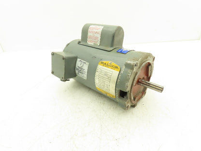 Baldor 34F215W593 Single Phase AC Motor 1Hp 3450 RPM 220-240V 1PH 56C