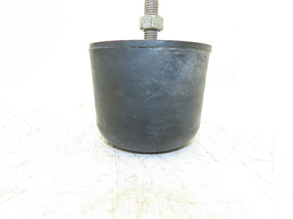 Bridge Crane Rubber Bumper 4x3" Buffer Stop M12-1.75 Thread