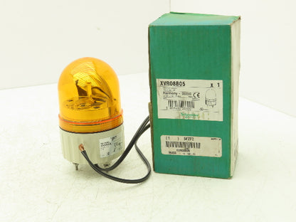 Schneider Electric XVR08B05 Harmony Rotating Beacon Light Orange 24V AC/DC