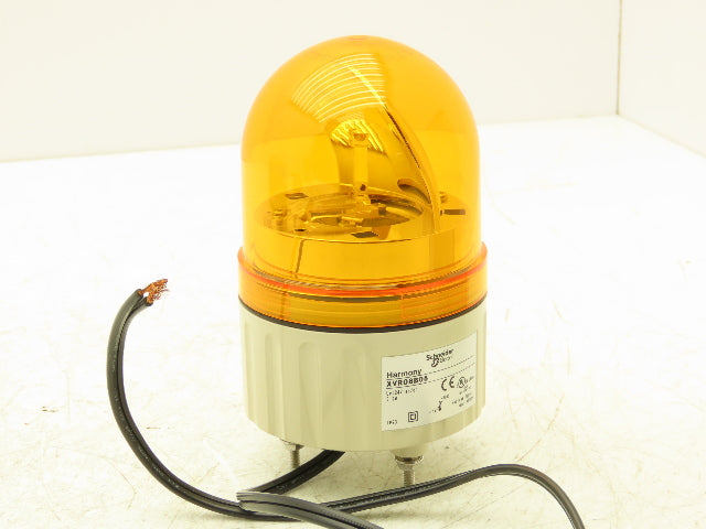 Schneider Electric XVR08B05 Harmony Rotating Beacon Light Orange 24V AC/DC