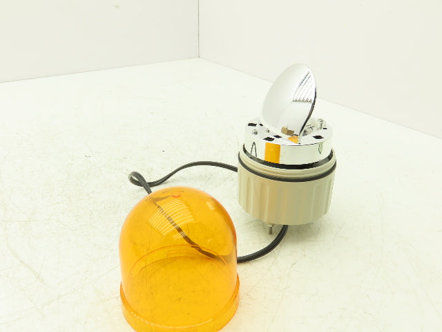 Schneider Electric XVR08B05 Harmony Rotating Beacon Light Orange 24V AC/DC